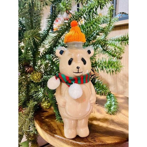 Chai Nhựa PET 700ml Hình Gấu Panda, Squidgame - Thiết Kế Sáng Tạo, Ngộ Nghĩnh - Combo 20 chai