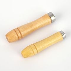 Combo 10 Chuôi Gỗ Cán Gỗ Gắn Dũa hoặc Xiên Nướng 4mm và 6mm