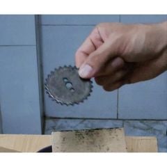 Nhông đĩa cam xe máy chế lò nướng tự động mini