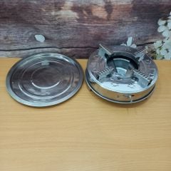 Mâm lót bếp cồn Inox tiện dụng - Khay Inox dày giúp di chuyển bếp cồn an toàn dành cho quán