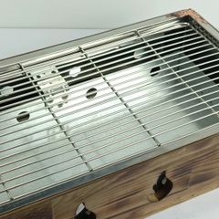 Bếp nướng than BBQ kiểu Nhật dành cho 4 người, hình chữ nhật 22x44cm