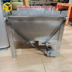 Bộ linh kiện máy quay nướng 5 xiên thịt + 1 xiên 3 chỉa quay gà vịt motor 14W-tự lắp ráp-Hương Giang