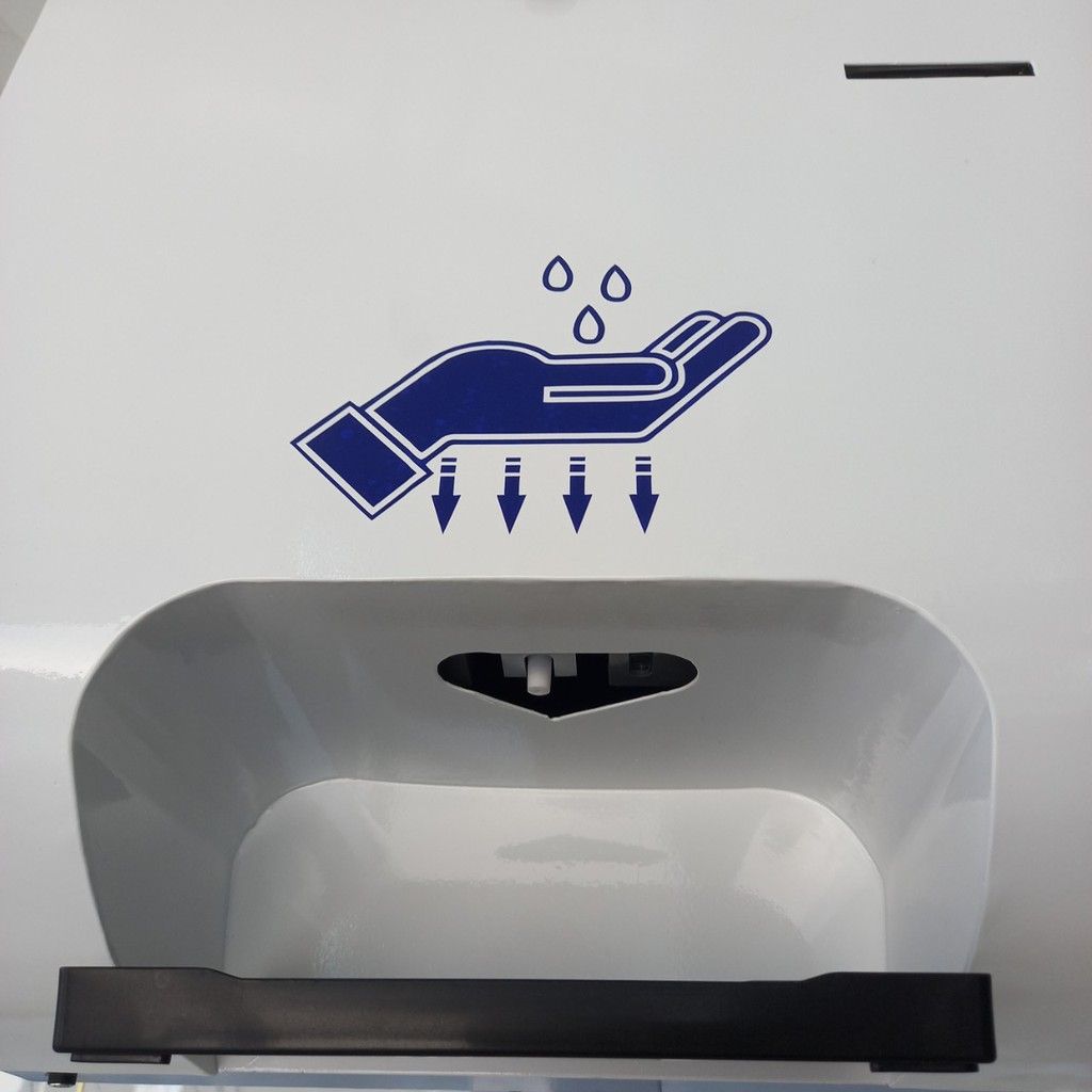 Máy sát khuẩn tự động ,máy đo thân nhiệt tích hợp màn hình quảng cáo ,tra cứu thông tin Hugiasmart Model MH215-WIN