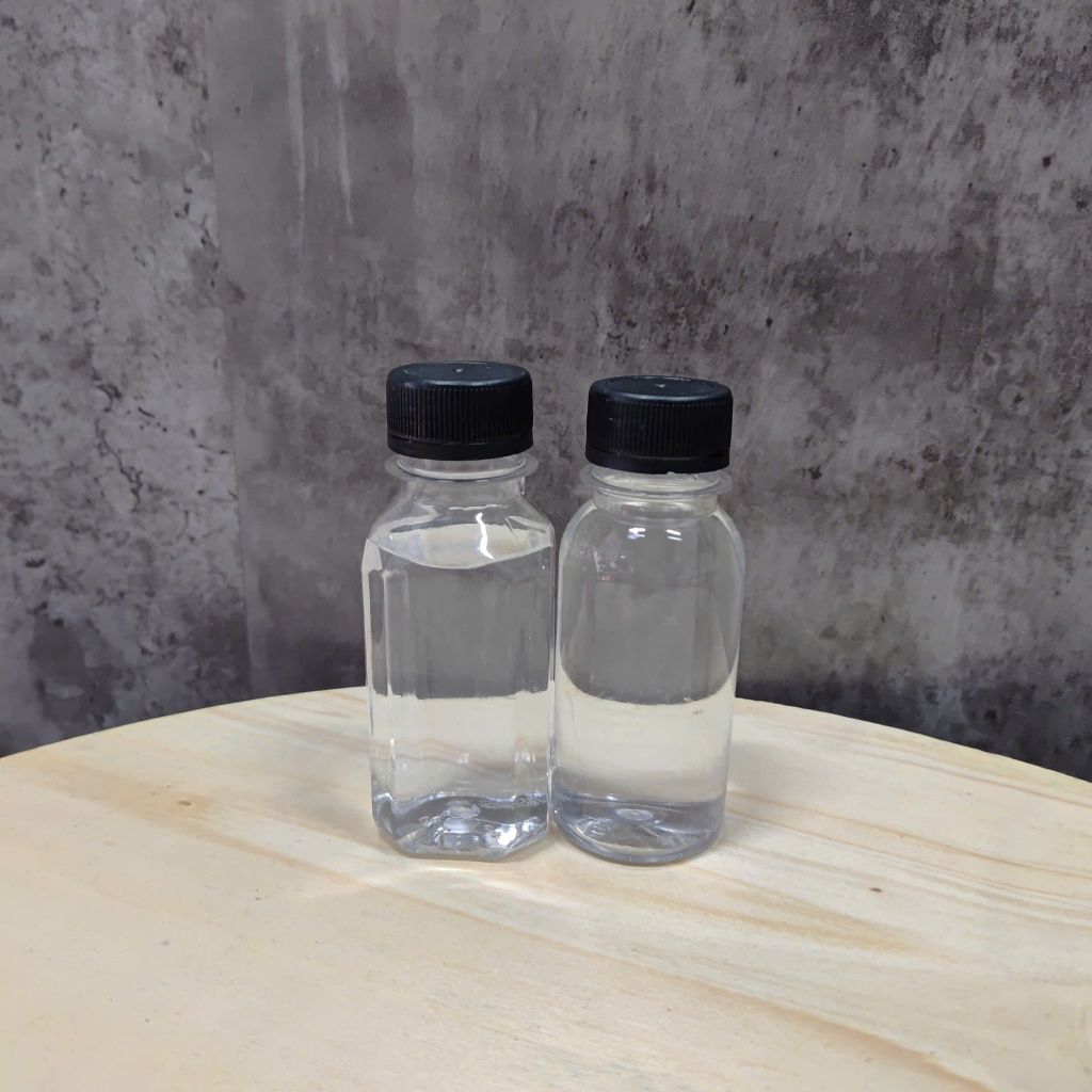 Combo 100 Chai nhựa PET 100ml nắp nhựa đen hình tròn, vuông, dẹp - Chai đóng trà sữa 5K giá rẻ