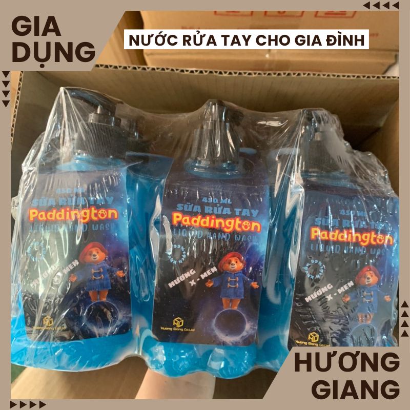 Nước rửa tay cho mẹ và bé chai gấu 450ml - Xà phòng rửa tay chai gấu dễ thương