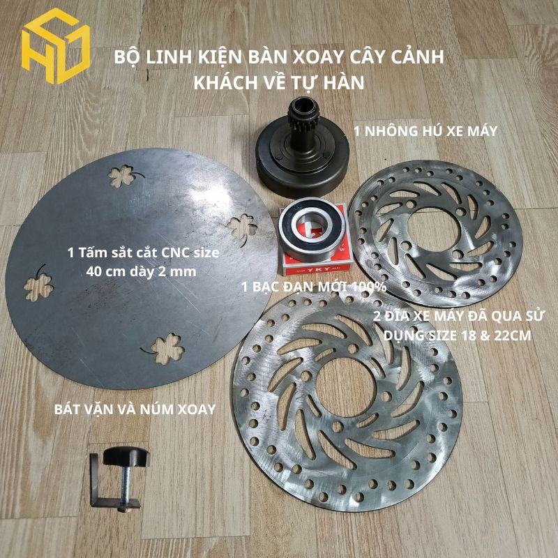 Bàn Xoay Bonsai Size 40 cm Chịu Tải 200kg Có Khóa Vặn Chống Xoay Giá Tốt Nhất Shopee