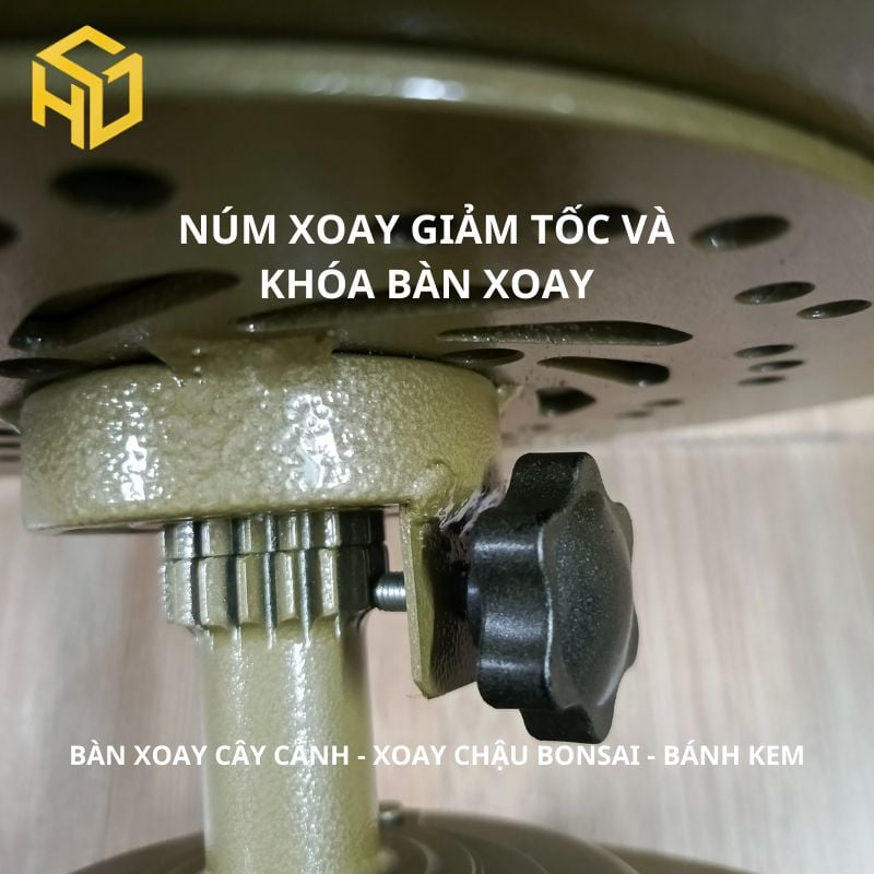 Bàn Xoay, Đế Xoay Chụp Hình, Trưng Bày Sản Phẩm, livestream sản phẩm nặng dưới 200 kg sơn vàng