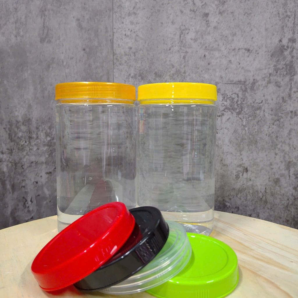 Combo 12 hũ hũ nhựa PET 950ml ,Cổ 86mm kèm nắp nhôm, nắp nhựa. Hũ trong, cứng cáp đựng thực phẩm