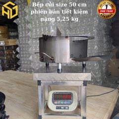 Bếp củi Hương Giang loại tròn đường kính 50cm có bệ đỡ củi – phù hợp nấu bánh, lẩu lớn