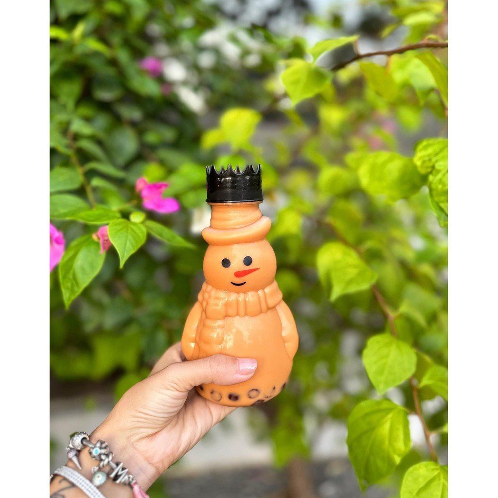 Chai Nhựa PET 400ml | Chai Nhựa PET 400ml Mẫu Người Tuyết Dành Cho Mùa Noel