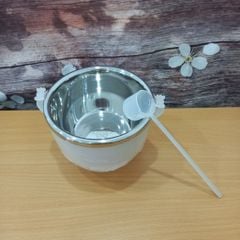 Bát ướp lạnh rượu bằng inox - Bát ướp lạnh rượu tiện ích cho quán nhậu có tặng kèm gáo múc nhựa
