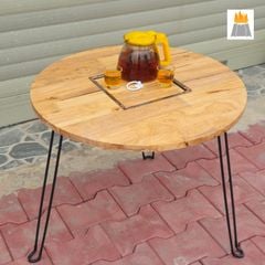 Bàn nướng than BBQ chuyên nướng tại nhà - Bàn nướng lẩu gấp gọn tiện lợi, đi camping, dã ngoại