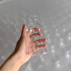 Chai nhựa PET 250ml – Combo 50 chai đựng trà sữa, nước ép, cà phê mang đi