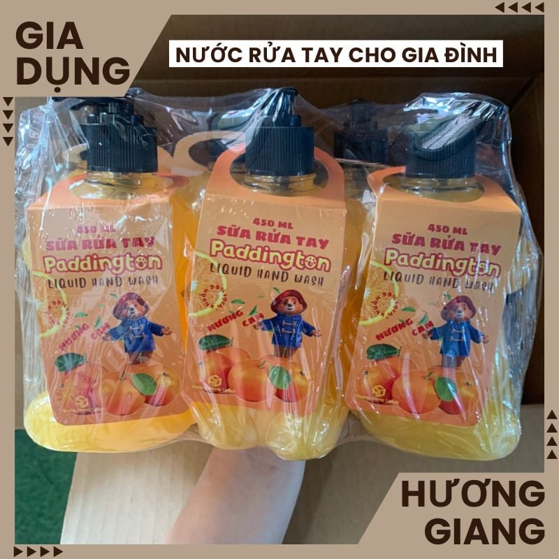 Nước rửa tay cho mẹ và bé chai gấu 450ml - Xà phòng rửa tay chai gấu dễ thương