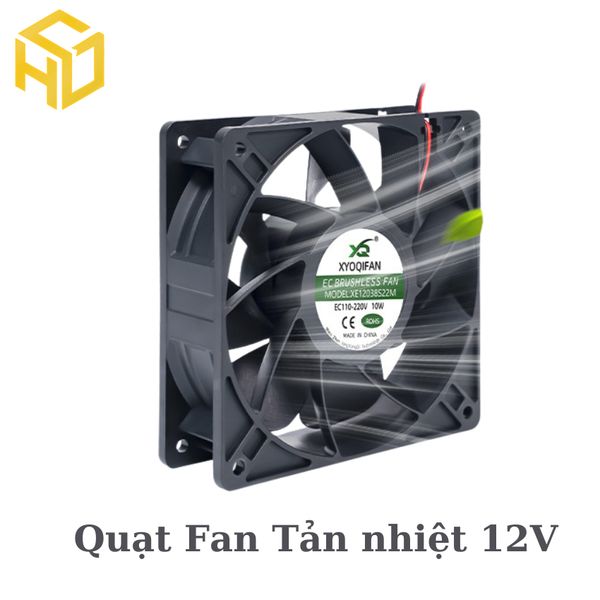 Quạt Fan Tản Nhiệt 12V 8x8cm – Giải Pháp Làm Mát Hiệu Quả