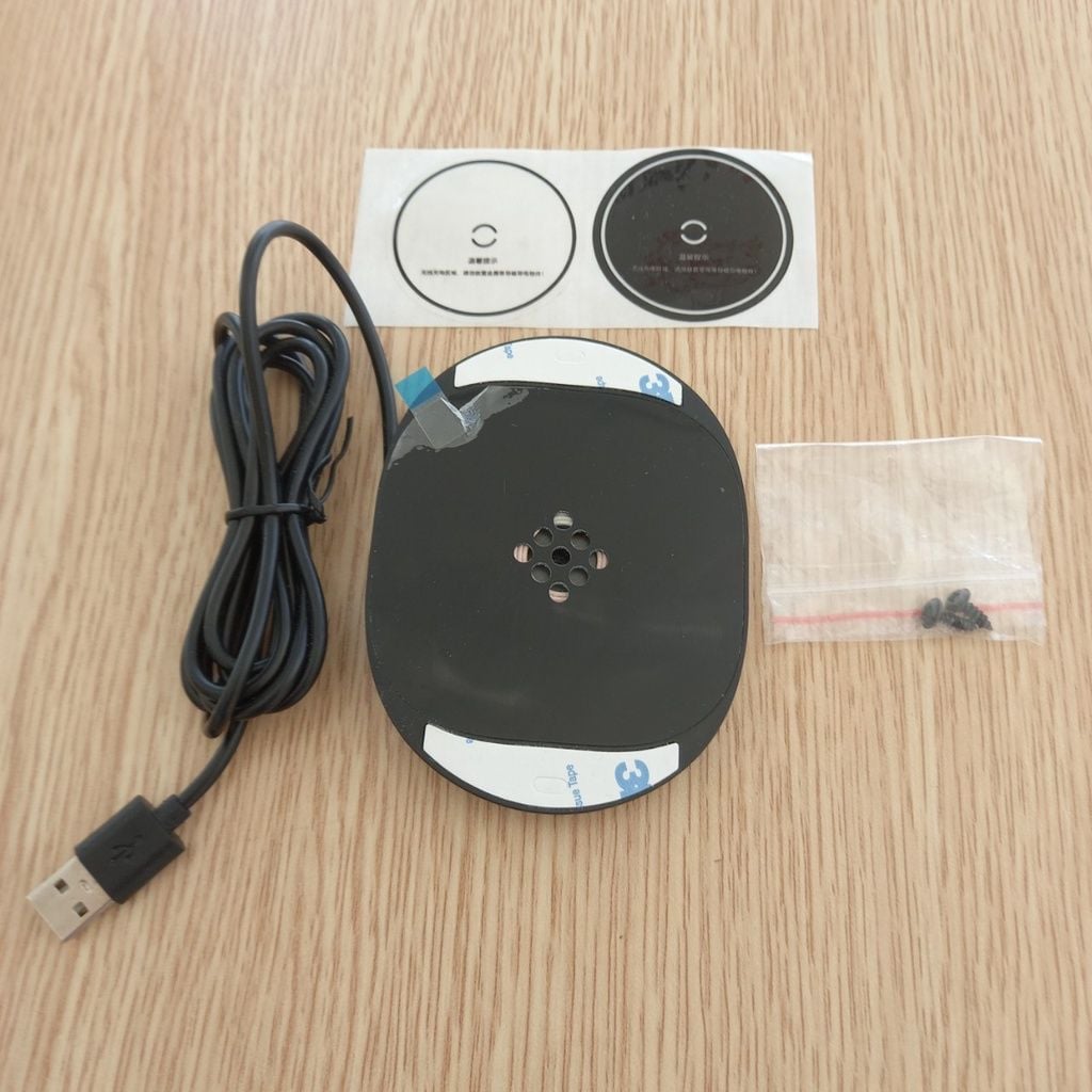 Sạc Không Dây Xuyên Mặt Bàn - Sạc không dây sạc qua mọi bề mặt trừ kim loại - PKNT-013