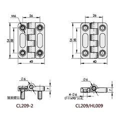 Bản Lề Tủ Điện (PKNT-040)✔✔✔Hugiasmart✔✔✔Chắc Chắn-Tiện Lợi