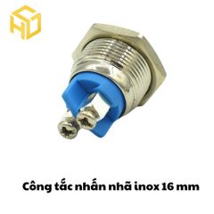 Công Tắc Nhấn Nhả inox 16mm, Nút Nhấn Nhả Tạm Thời