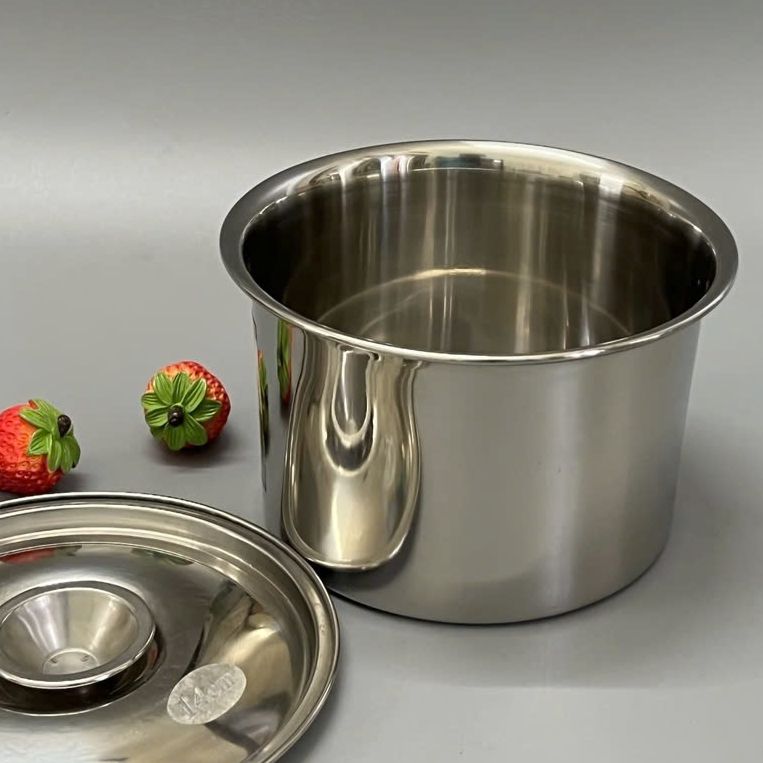 Thố/Thau Inox Sâu Lòng Có Kèm Nắp – Size 18cm & 22cm, Chất Liệu Cao Cấp, Đa Năng