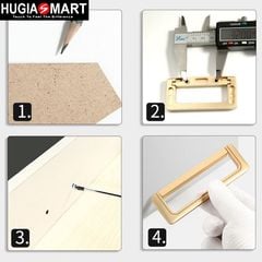 Tay nắm cửa tủ hợp kim nhôm kiểu dáng sang trọng - hiện đại