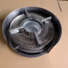 Combo bếp cồn và mâm chắn gió Inox chuyên dùng cho quán nhậu, quán lẩu