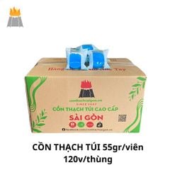 Cồn Thạch Túi Sài Gòn Thùng 120 viên,túi 55g dùng nấu lẩu nướng trong quán ăn,nhà hàng