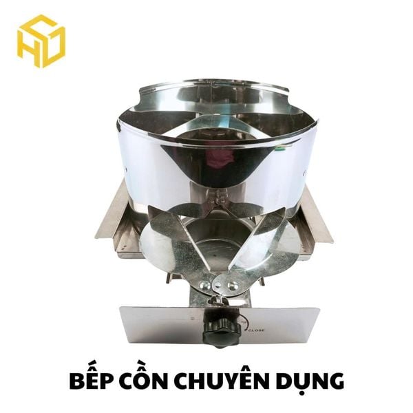 Bếp Cồn Inox Có Chắn Gió,Hạn chế cay mắt -Bếp cồn chuyên dụng giúp tiết kiệm nhiên liệu cho quán ăn