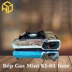 Bếp Gas Du Lịch Fujishi Loại Inox Cao Cấp -Bếp Gas Mini Dành Cho Gia Đình, Quán Ăn-Tiện Lợi, An Toàn