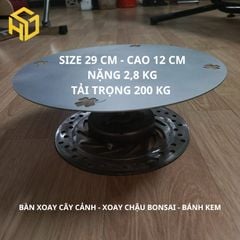 Bàn xoay bonsai chịu lực 200kg – Hỗ trợ cắt tỉa tạo dáng cây cảnh chuyên nghiệp xoay 360 độ