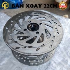 Bàn xoay cây cảnh size 22cm, đế xoay chậu cảnh tải nặng 200kg khách tự sơn theo ý khách