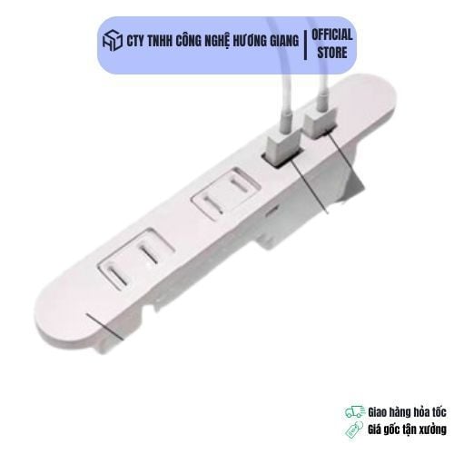 Ổ Cắm Dẹp 220V Tích hợp Sac 2 Cổng USB