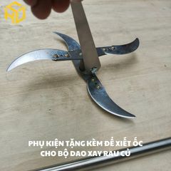 Combo Bộ dao xay rau củ tặng kèm 1 dao xay rau củ cho các bác nhà nông giá siêu hời 2025