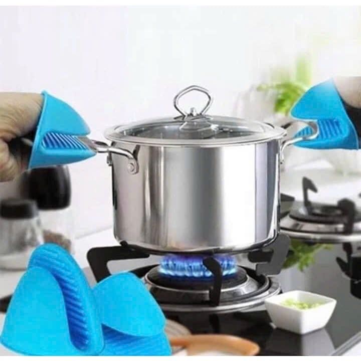 Nhắc Nồi Silicon Chống Nóng Cách Nhiệt (2 miếng)