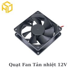 QUẠT FAN TẢN NHIỆT 12V – KÍCH THƯỚC 8x8CM – GIẢI PHÁP LÀM MÁT HIỆU QUẢ