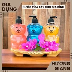Nước rửa tay cho mẹ và bé chai gấu 450ml - Xà phòng rửa tay chai gấu dễ thương