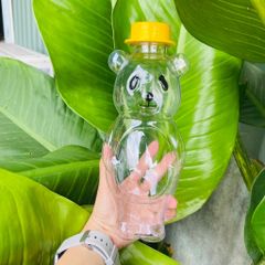 Giá sỉ Chỉ Từ 1 Bành 50 Chai nhựa 700ml đựng trà sữa nước ép, bánh kẹo Gấu Panda bụng bự