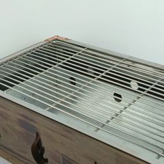 Bếp nướng than BBQ kiểu Nhật dành cho 4 người, hình chữ nhật 22x44cm