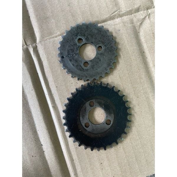 Nhông đĩa cam xe máy chế lò nướng tự động mini