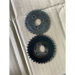Nhông đĩa cam xe máy chế lò nướng tự động mini