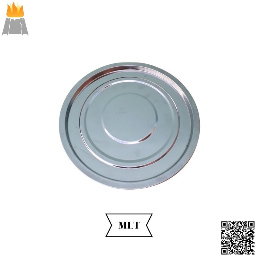 Mâm lót bếp cồn Inox tiện dụng - Khay Inox dày giúp di chuyển bếp cồn an toàn dành cho quán