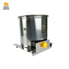Nồi lẩu nhúng xiên que inox  kèm bếp cồn chắn gió đi kèm | Nồi lẩu Shabu thể tích 1800ml