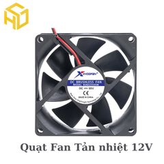 Quạt Fan Tản Nhiệt 12V 8x8cm – Giải Pháp Làm Mát Hiệu Quả