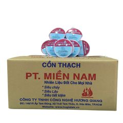 Cồn Thạch PT Miền Nam thùng 60 ly 110gr/ly dùng nấu nướng lẩu hấp quán ăn,nhà hàng