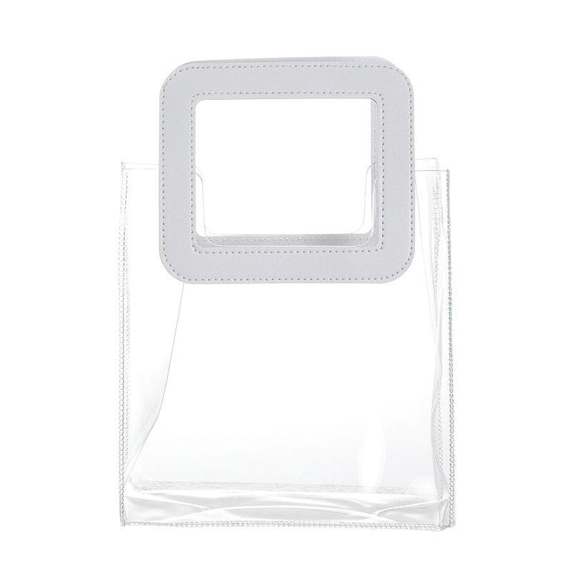 Túi quà tặng trong suốt PVC quai da cầm tay cao cấp✔✔✔Đẹp - Bền - Tiện Lợi✔✔✔