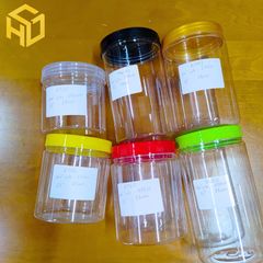 Hũ Nhựa Đựng Thực Phẩm - Nắp Nhựa Đủ Màu Thể Tích Từ 490ml đến 1020ml