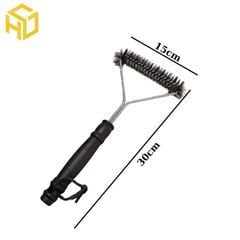 Cây Chà Rửa Vỉ Nướng BBQ Dài 30cm,Cây Cọ Thép Làm Sạch Dầu Mỡ, Bền Bỉ & Tiện Dụng