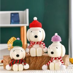 Chai nhựa đựng trà sữa hình Snoppy 350ml Siêu Đáng Yêu - Hủ nhựa đựng trà sữa, bánh kẹo giá sỉ cực tốt