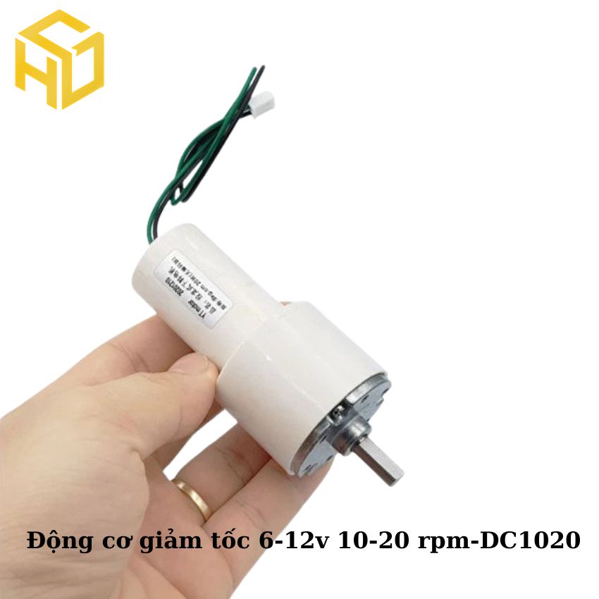 Động cơ giảm tốc 6-12v 10-20 rpm-DC1020