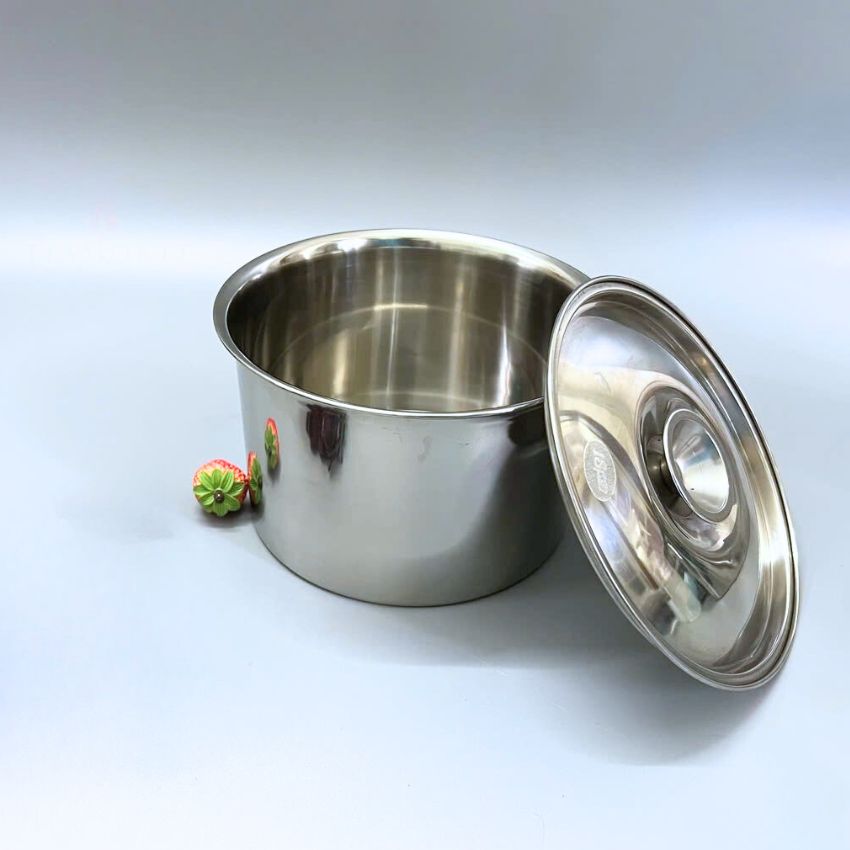 Thố Inox Đa Năng Kèm Nắp – Phù Hợp Đựng Thực Phẩm, Đồ Ăn