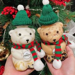 Giá Sỉ Chỉ Từ 1 Bành 60 Chai Nhựa Đựng Trà Sữa,nước ép,bánh kẹo Hình Gấu Teddy 450ml